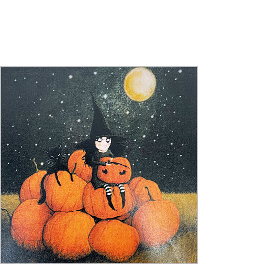 Serviette - Pumpkin Carving