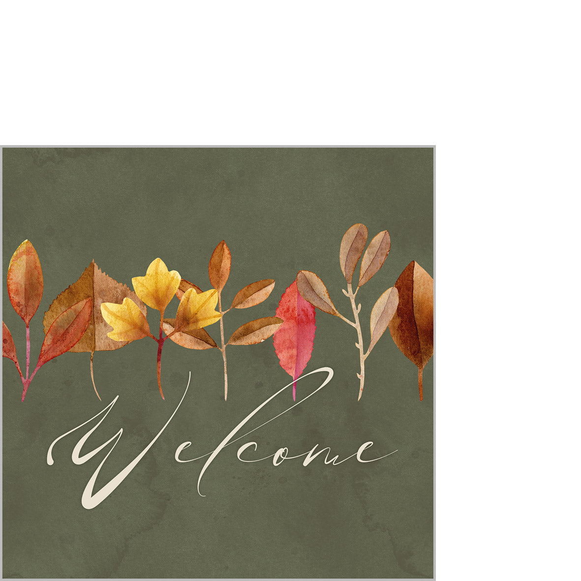 Napkin - Welcome Leaves