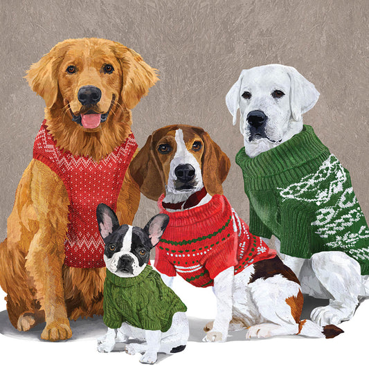 Serviette - Sweater Dogs