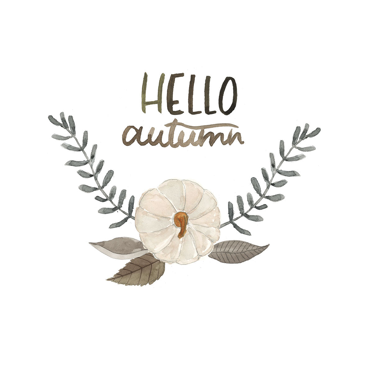 Serviette - Hello Autumn