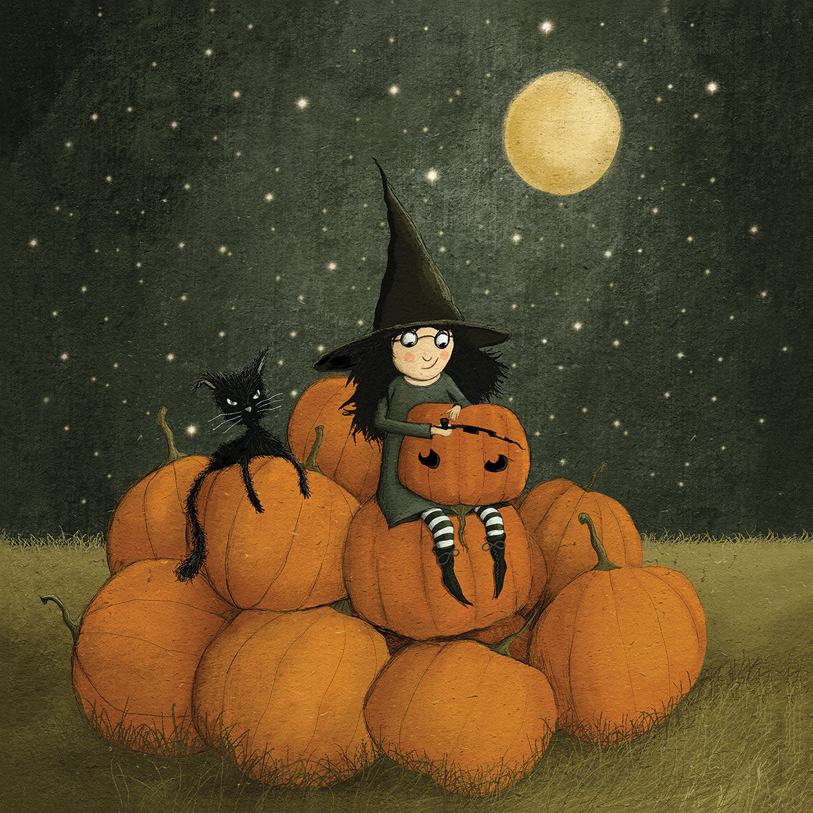 Napkin - Pumpkin Carving