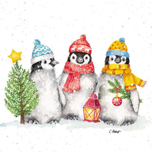 Serviette - Sacred Penguins