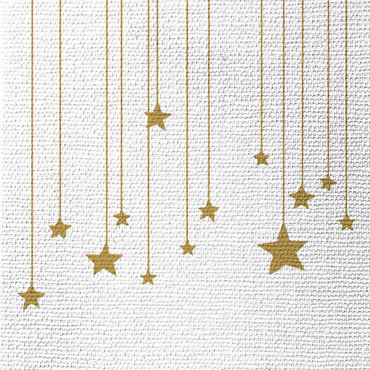Serviette - Stars on Canvas