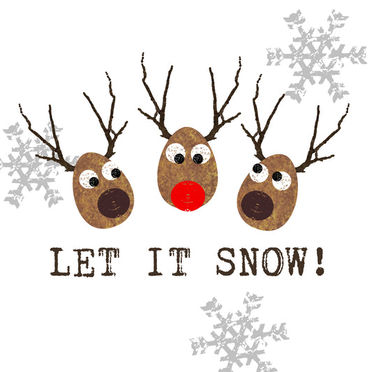 Serviette - Let it Snow