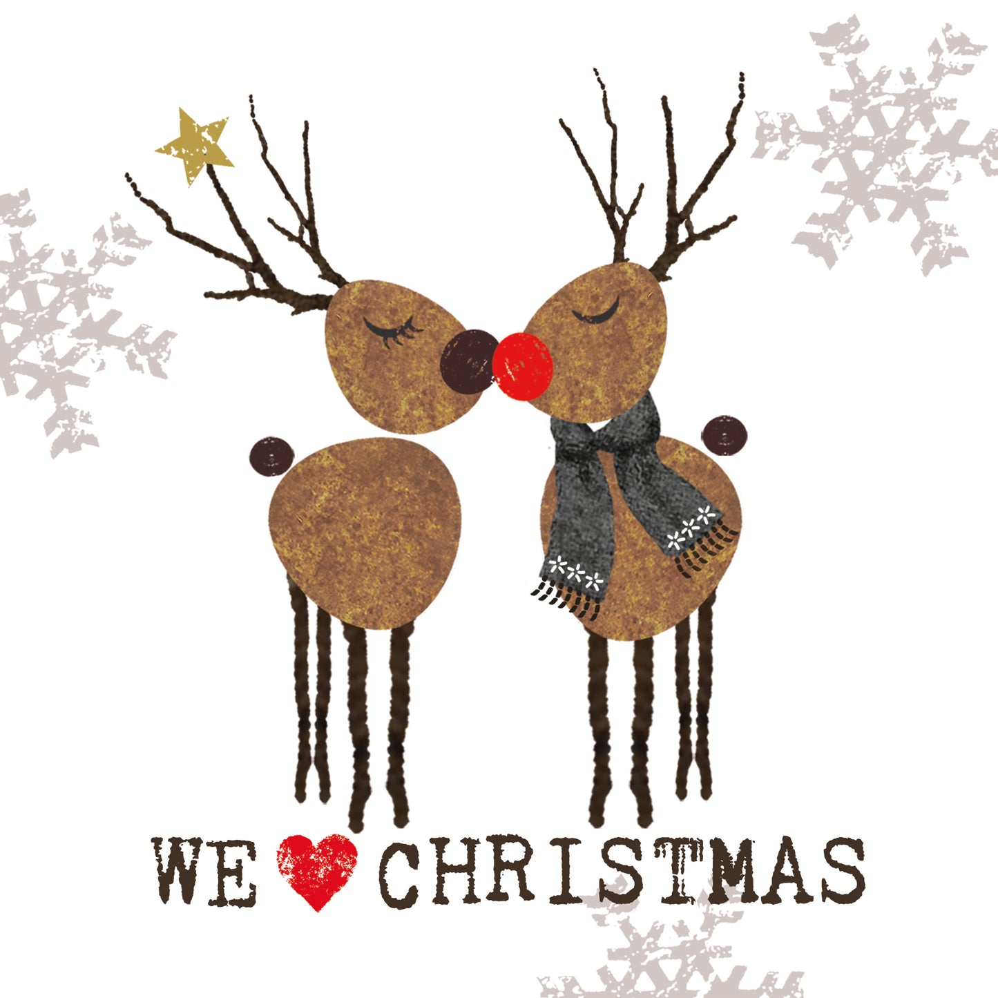 Serviette - We love Christmas