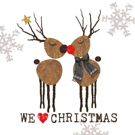 Serviette - We love Christmas
