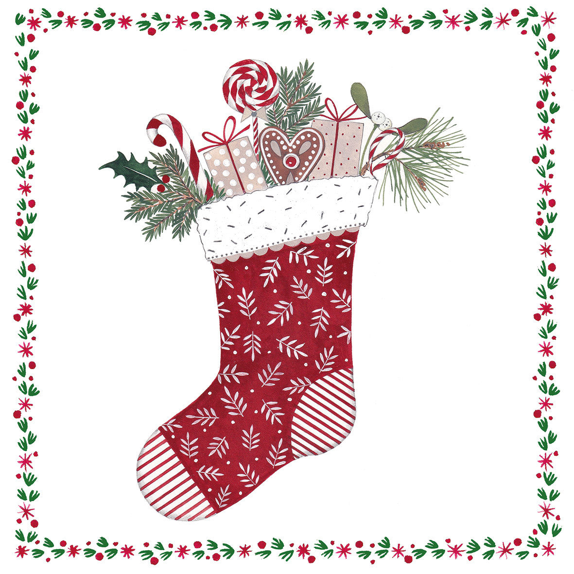 Serviette Stocking 33x33cm