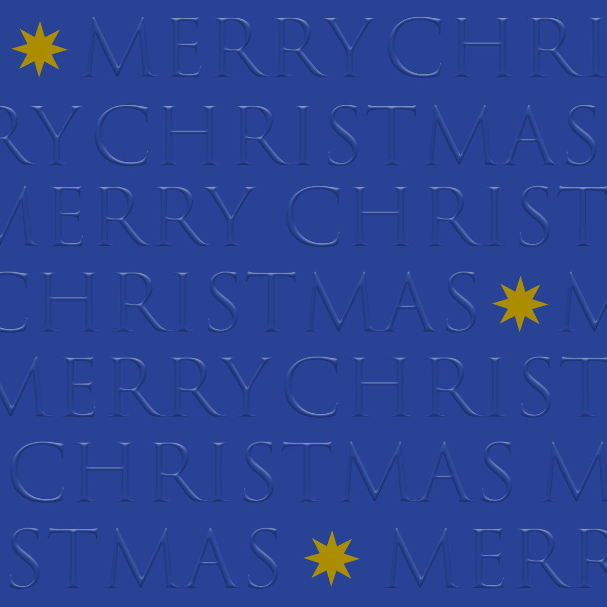 Christmas Letters Star Serviette blau 33x33cm