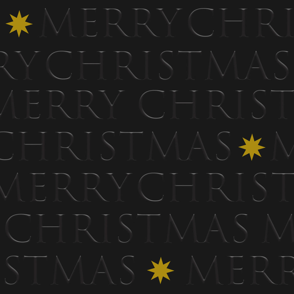 Christmas Letters Star Serviette schwarz 33x33cm