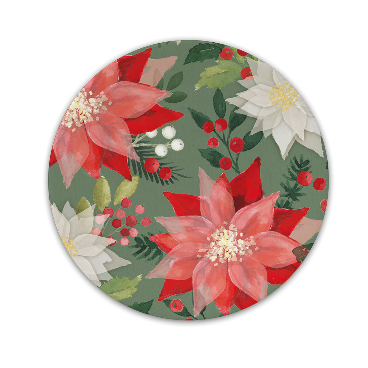Kleiner Teller Merry Poinsettia