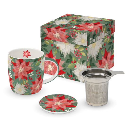 Teebecher Merry Poinsettia