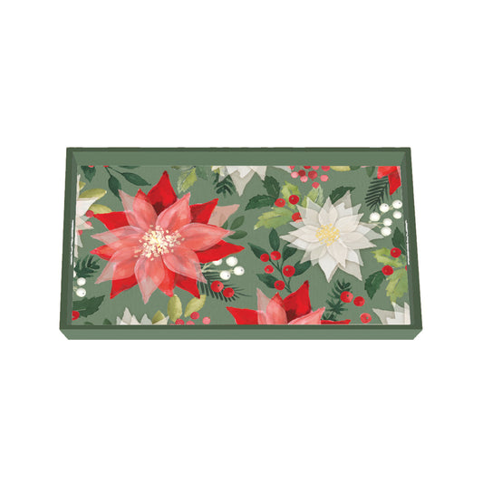 Tablett Merry Poinsettia