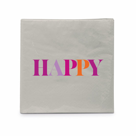 Small napkin - Happy