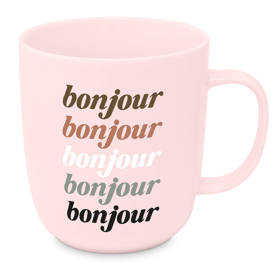 Porcelain cup - Bonjour