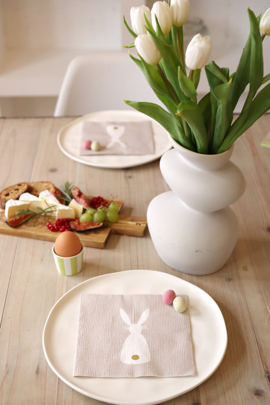 Serviette - Bunny Canvas