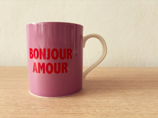 Porzellantasse - Bonjour Amour