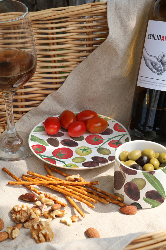 Kleine Schale - Olives & White