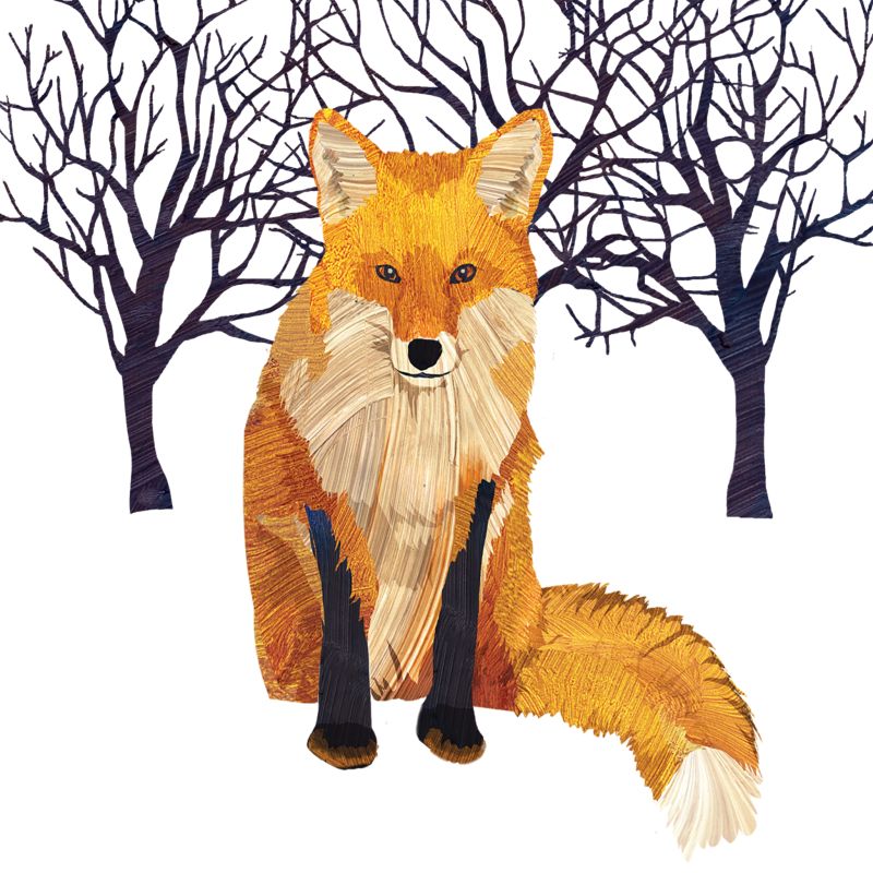 Serviette - Winter Fox